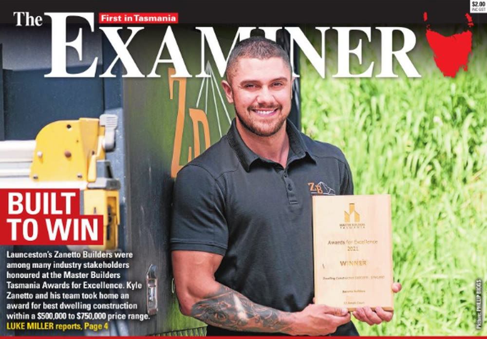 Built to Win — The Examiner — front page